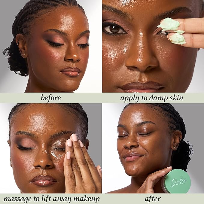 Julep Green Tea Makeup Removing Cleansing Balm – Gentle Cleanser With Green Tea Extract, Easily Removes Stubborn Makeup, Hydrating & Nourishing, Ideal for All Skin Types, 3.4 fl oz-GlimoraGlow