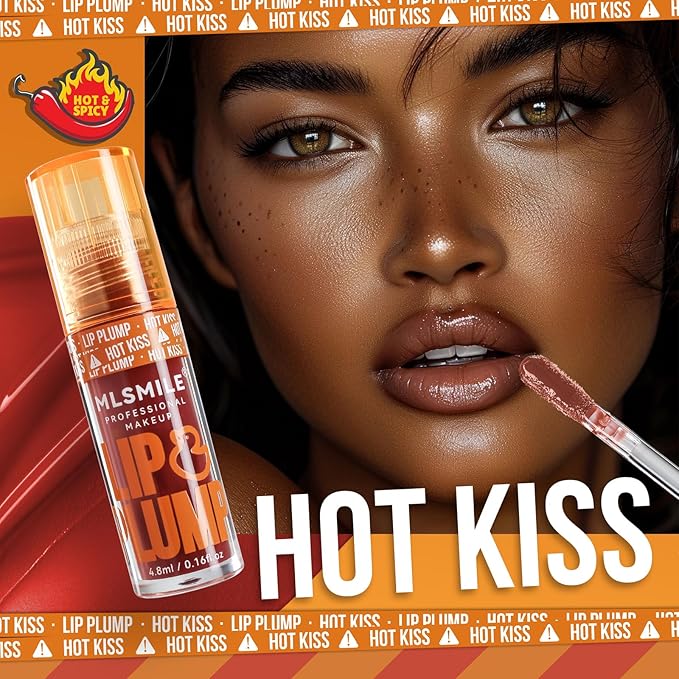 Hydrating Plumping Lip Oil Set, Natural Lip Gloss Plumper with Ginger, Transparent Moisturizing Lip Balm, Tinted Lip Plumper Gloss Make Lips Fuller, Vegan Lip Makeup (Set B, 3Pieces)-GlimoraGlow