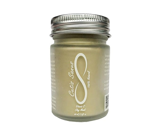 100% Natural Vitamin C Clay Exfoliating Face Mask 120g All Clay & No Water …-GlimoraGlow