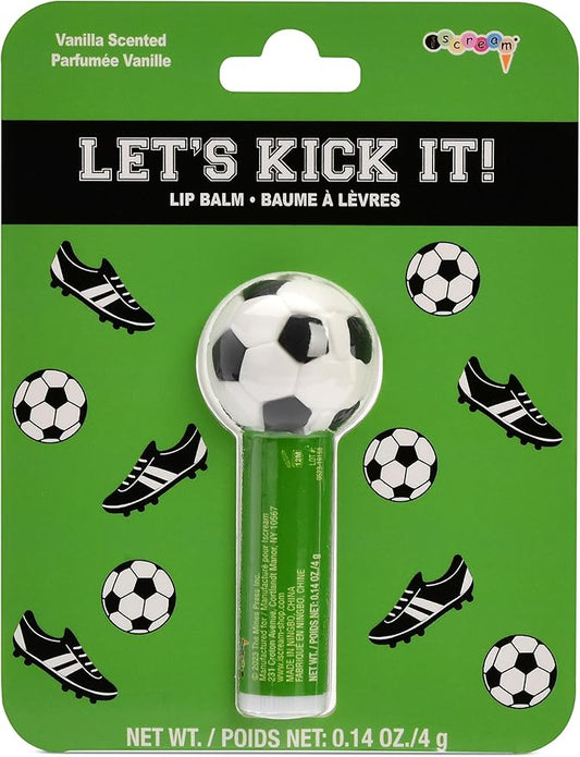 iscream Sport-Tastic Soccer Ball Shaped Vanilla Scented Lip Balm-GlimoraGlow