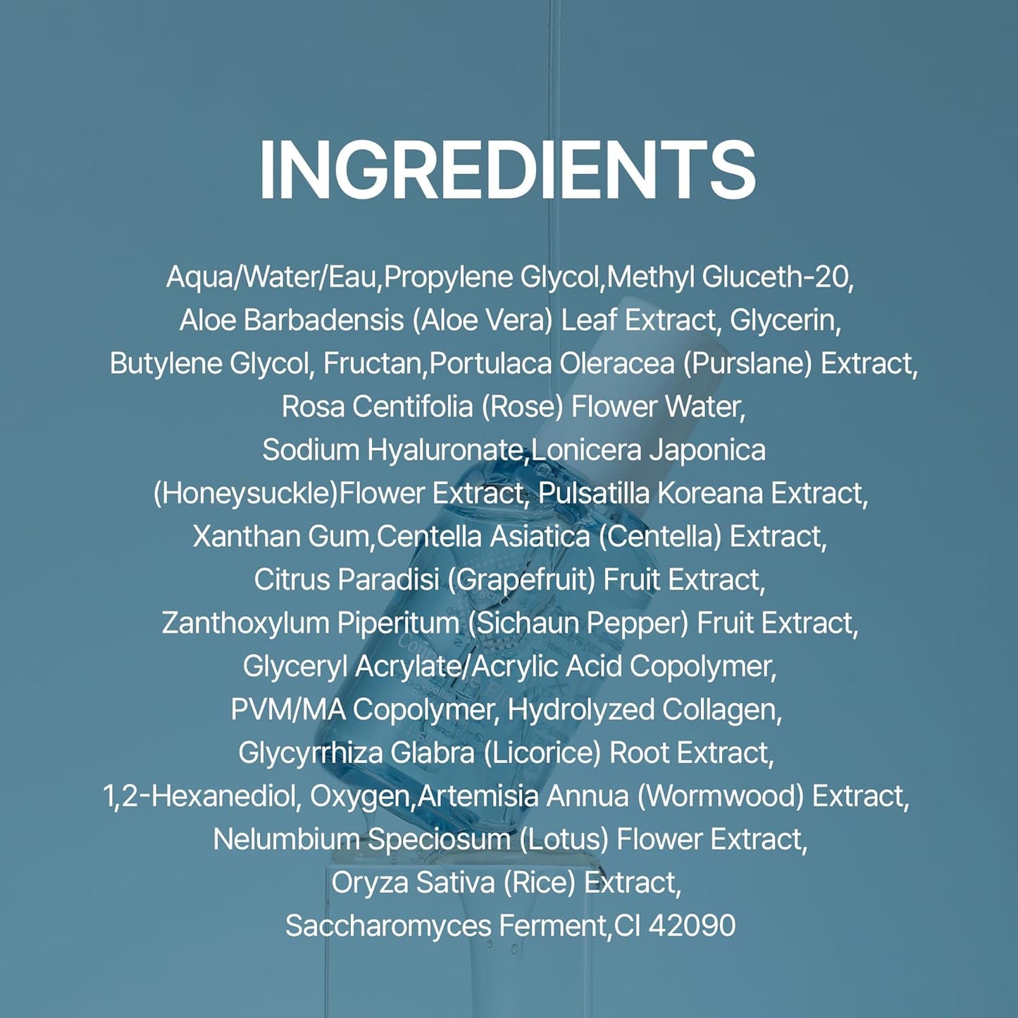 Couperose Fluid – Soothing & Calming Ampoule for Sensitive, Redness-Prone & Troubled Skin, With Hydrolyzed Collagen, Sodium Hyaluronate, Aloe Vera & Rose Water. 1.69 fl.oz (50ml)-GlimoraGlow