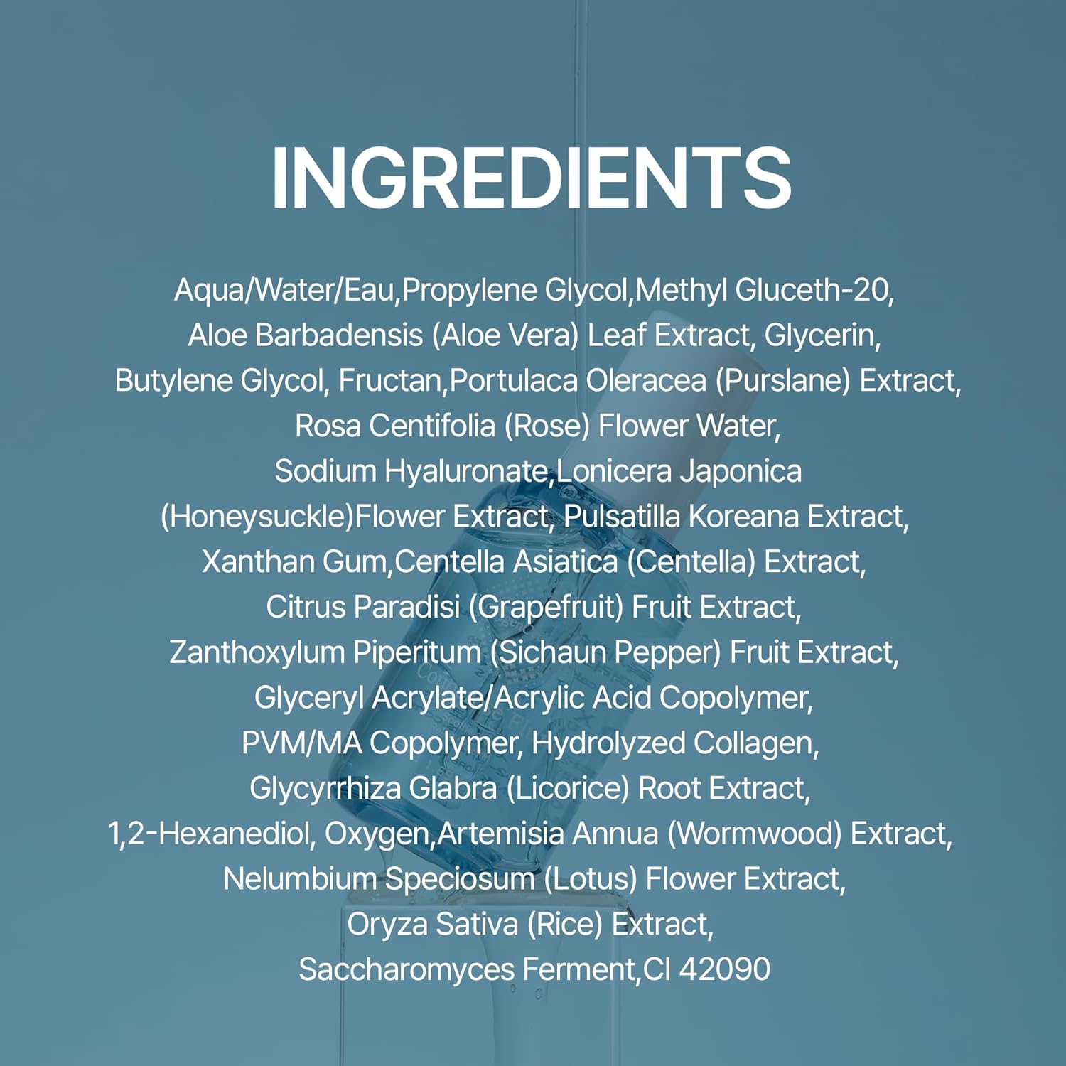Couperose Fluid – Soothing & Calming Ampoule for Sensitive, Redness-Prone & Troubled Skin, With Hydrolyzed Collagen, Sodium Hyaluronate, Aloe Vera & Rose Water. 1.69 fl.oz (50ml)-GlimoraGlow