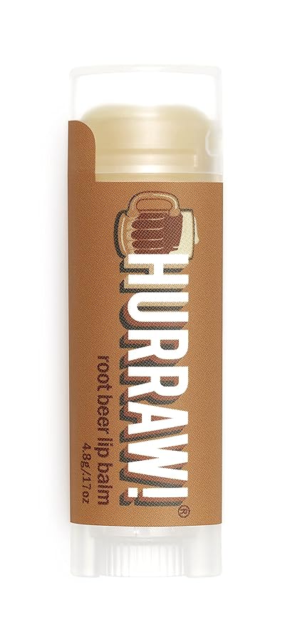 Hurraw! Root Beer Lip Balm: Organic, Certified Vegan, Cruelty and Gluten Free. Non-GMO, 100% Natural Ingredients. Bee, Shea, Soy and Palm Free. Made in USA-GlimoraGlow