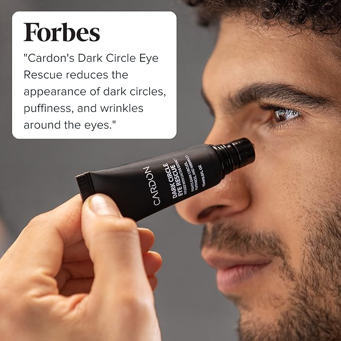 Cardon | Dark Circle Rescue for Men and Women | Under Eye Roller Eye Stick Massager for Puffy Eyes, Dark Circles, Bags, Wrinkles | Made with Peptides, Niacinamide, Hyaluronic Acid-GlimoraGlow