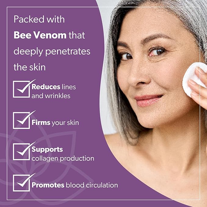 Beverly Hills V-Lift Instant Eye Lift and Eye Tuck Bee Venom Serum for Puffy Eyes, Dark Circles, Wrinkles, and Under Eye Bags Treatment for Women and Men | 30mL (120 Day Supply)-GlimoraGlow