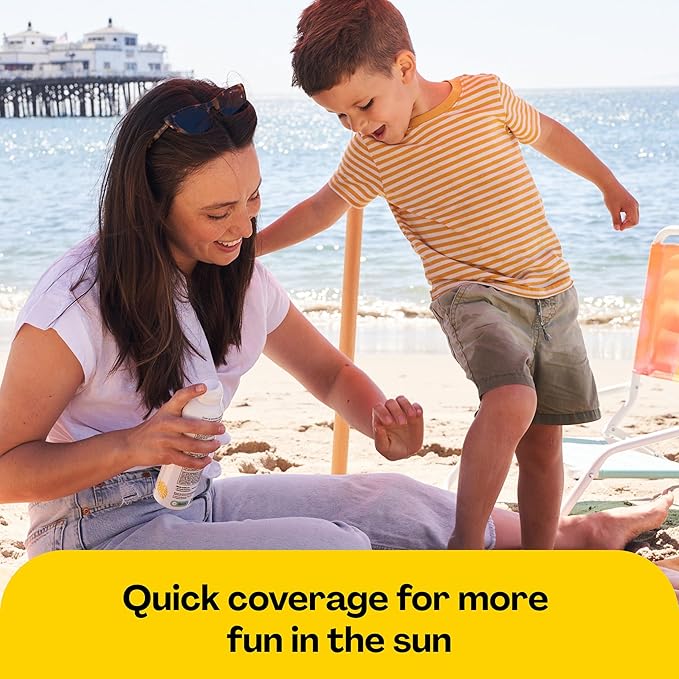 Hello Bello SPF 50 Mineral Sunscreen Spray - Hypoallergenic Broad Spectrum UVA + UVB Protection - Reef Friendly & Water Resistant - 5 oz (Pack of 2)-GlimoraGlow