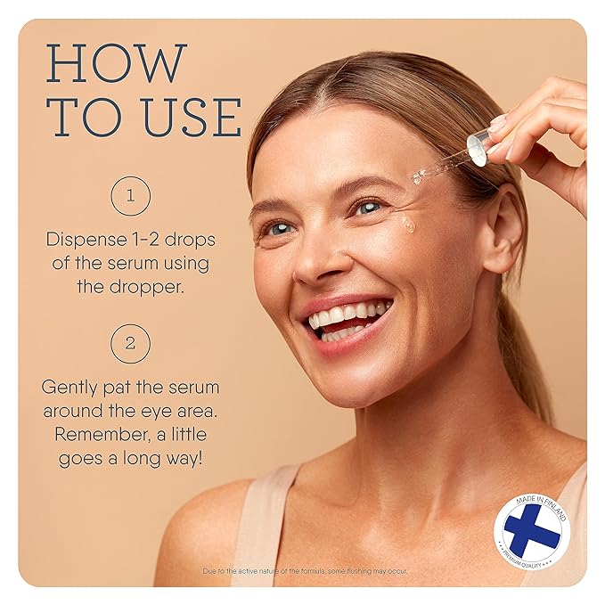 Egoboost Eye Serum - Eye Serum for Dark Circles and Puffiness, Hydrating Serum, Bright and Tight Eye Serum in Facial Skin Care Products, Mushroom Extract Eye Serum for Wrinkles-GlimoraGlow