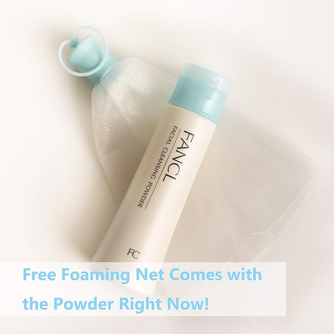 FANCL Facial Cleansing Powder & Foaming Net Set-GlimoraGlow