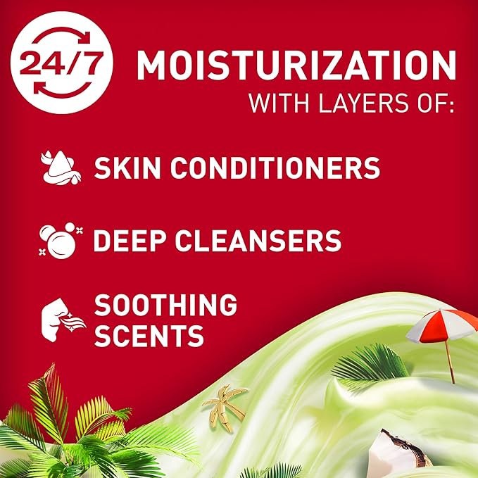 Old Spice Body Wash GentleMan’s Super Hydration for Men, 24/7 Renewing Moisture, Gentle on Skin with Skin Conditioners, Fiji with Palm Tree + Coconut Scent, 20 oz-GlimoraGlow