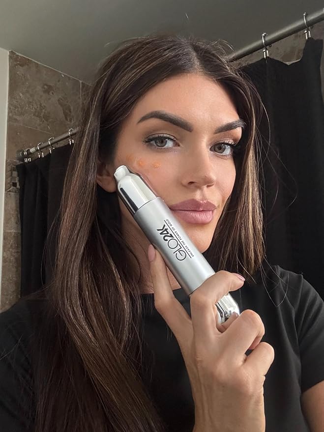 GLO24K Instant Wrinkle Filler for Face, XL Lifting Cream for Eye and Face, Lift and Tightening Non-Invasive with Hyaluronic Acid, 24k Gold, Peptides and Vitamins for Youthful Appearance, 1.2 fl oz-GlimoraGlow