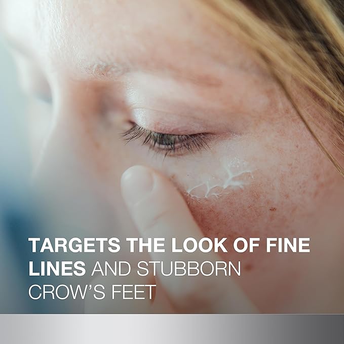 Neutrogena Rapid Wrinkle Repair Retinol Eye Cream for Dark Circles, Daily Anti-Aging Under Eye Cream with Retinol & Hyaluronic Acid to Fight Fine Lines, Wrinkles, & Dark Spots, 0.5 fl. oz-GlimoraGlow