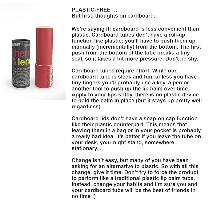 Hurraw! Cherry Lemon, Chocolate Mint & Vanilla Orange Lip Balm 3 Pack Bundle: Plastic-Free with new cardboard push-up tube. Certified Organic, Natural & Vegan. Bee, Shea, Soy & Palm Free. Made in USA-GlimoraGlow