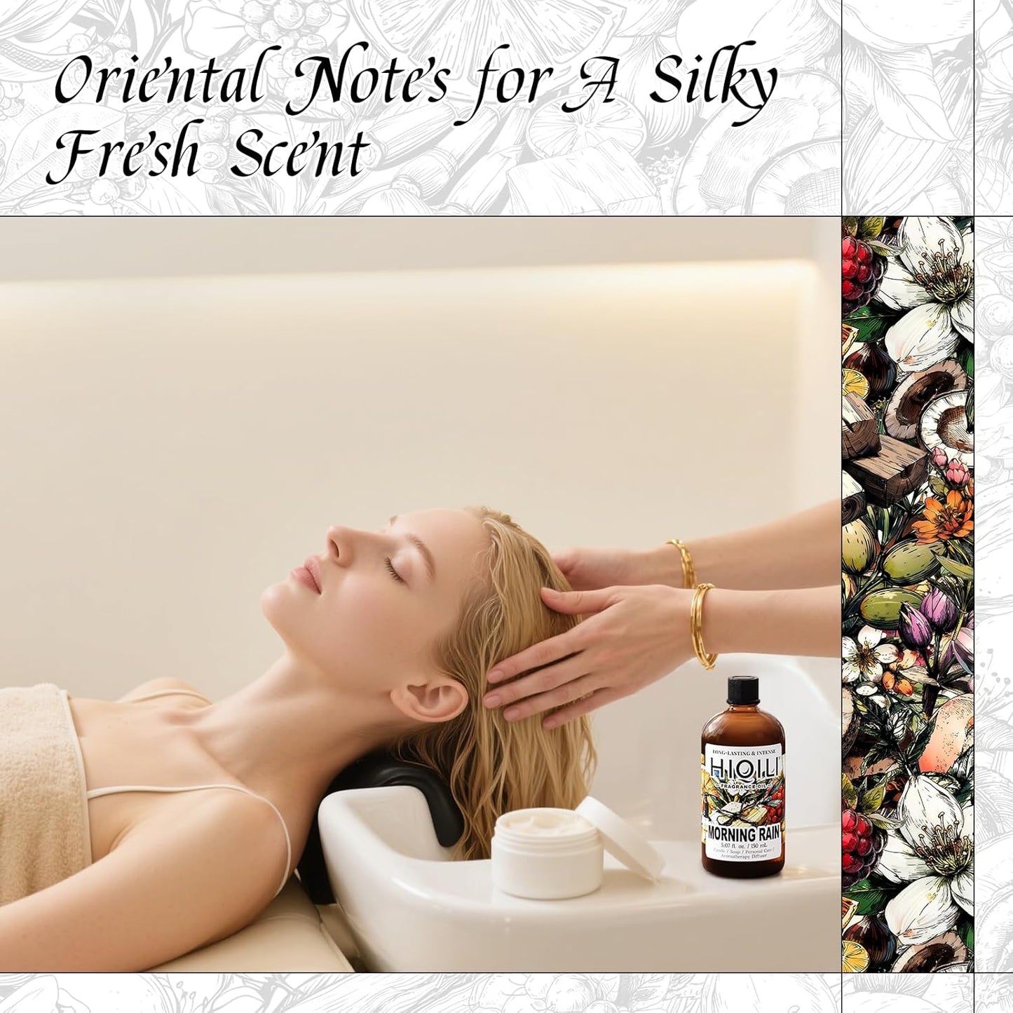 HIQILI Morning Rain Fragrance Oil for Soap, Candle & Hair Conditioner Making, Fresh Scent for Home, Car Diffuser - 5.07 Fl Oz-GlimoraGlow