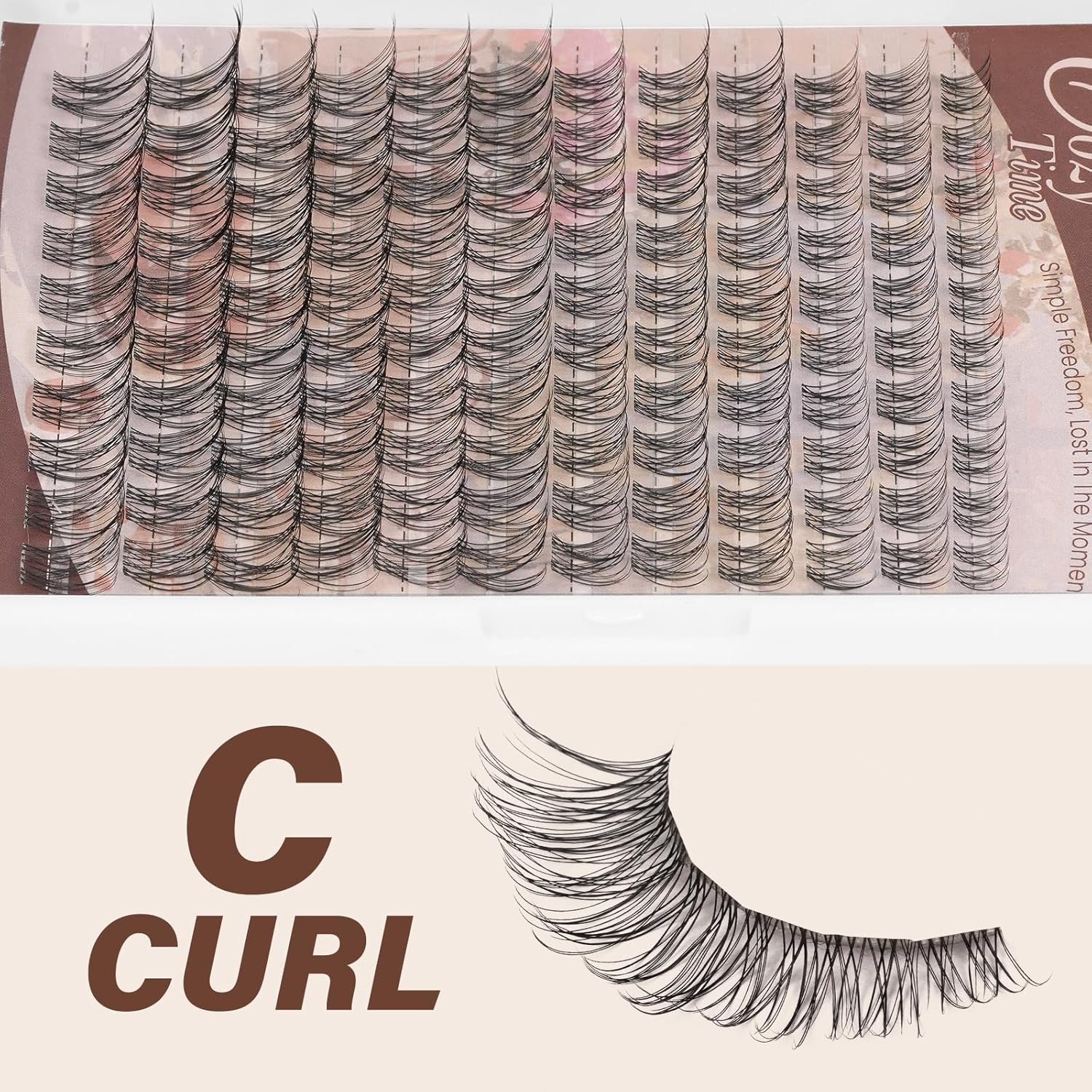 JMS&JMS Super Thin Band Eyelash Clusters Reusable Soft & Comfortable (Flora,8-18mix)-GlimoraGlow