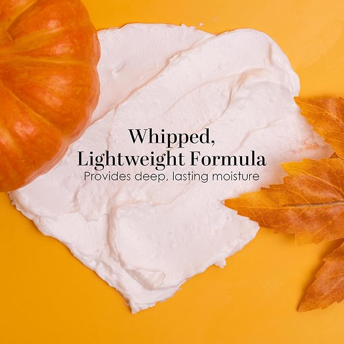 Pumpkin Body Butter with Organic Shea Butter | Pumpkin Spice Lotion for Women | Non Greasy Body Cream | Fall Body Care Favorite with Pumpkin Spice Scent-GlimoraGlow