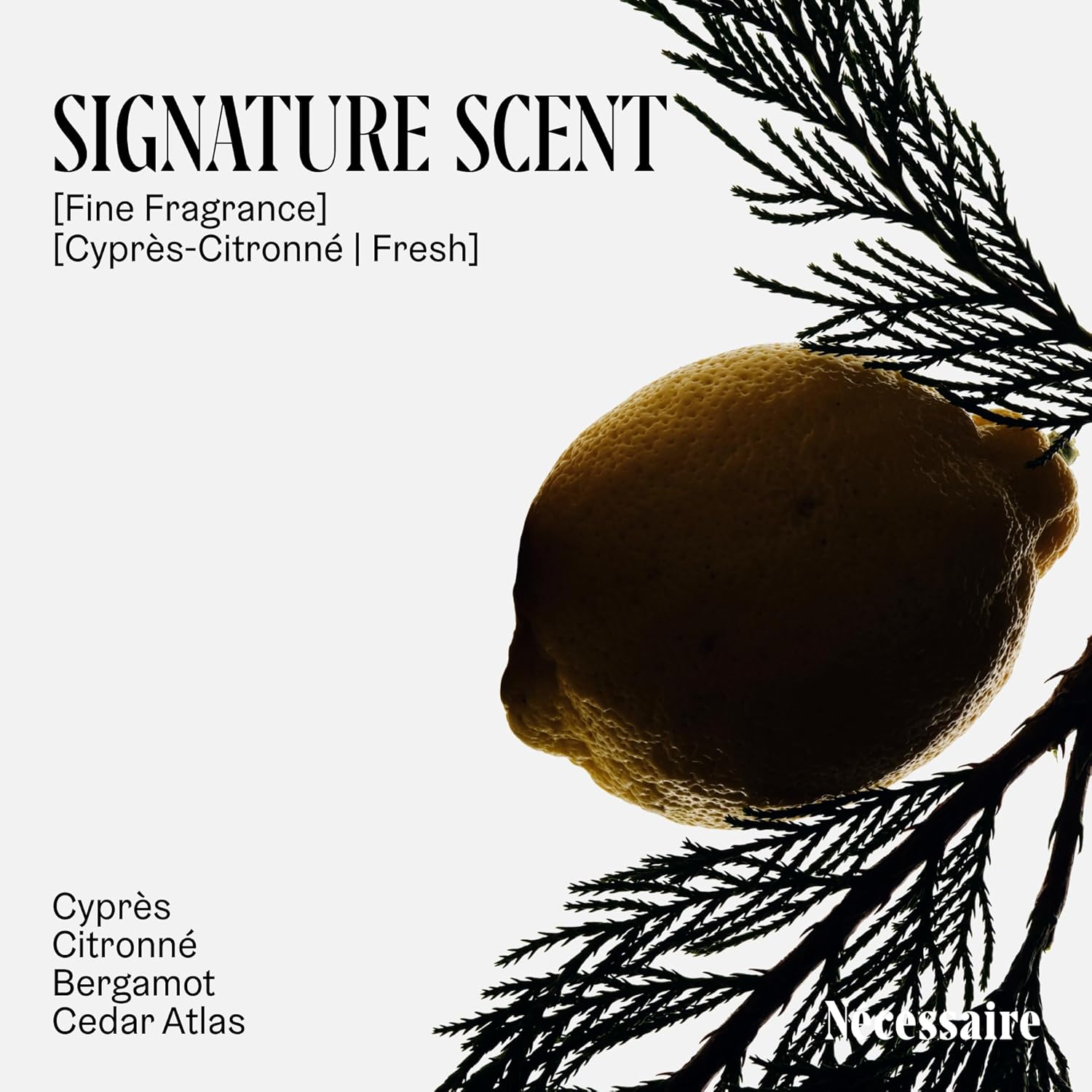 Nécessaire The Body Lotion Cyprès-Citronné – Multi-Peptide Body Moisturizer for Women + Men – Non-Comedogenic Body Lotion with Niacinamide – 450ml/15.2 fl oz-GlimoraGlow