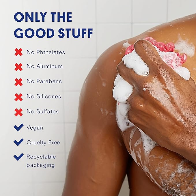 Huron Men’s Moisturizing Body Wash – Crisp & Invigorating Scent of Citrus, Eucalyptus, Mint, & Aromatic Greens - Made With Coconut Oil, Vitamin E & Witch Hazel – Vegan, Cruelty-Free - 12.2 fl oz-GlimoraGlow