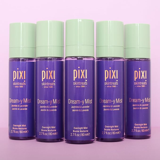 Pixi Beauty Dream-y Mist | Elixir Facial Mist | Help Hydrate & Preserve Skin with Jasmine, Lavender, Chamomile, 80ml-GlimoraGlow