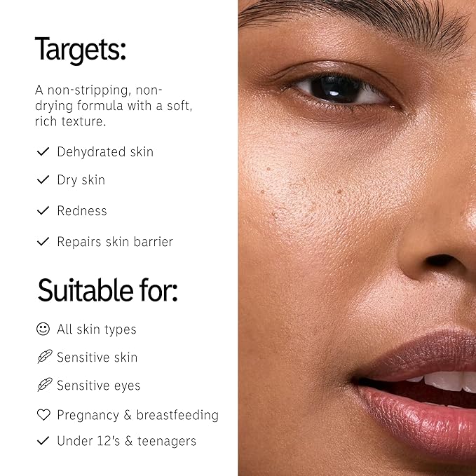 The INKEY List Mini Oat Cleansing Balm, Rich Balm Removes Makeup and Impurities, Reduces Redness, Travel Size, 1.69 Fl Oz each-GlimoraGlow