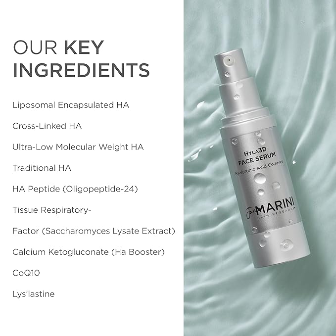 Jan Marini Skin Research Hyla3D® Face Serum - Hylaruonic Acid Complex - 1 Fl Oz-GlimoraGlow