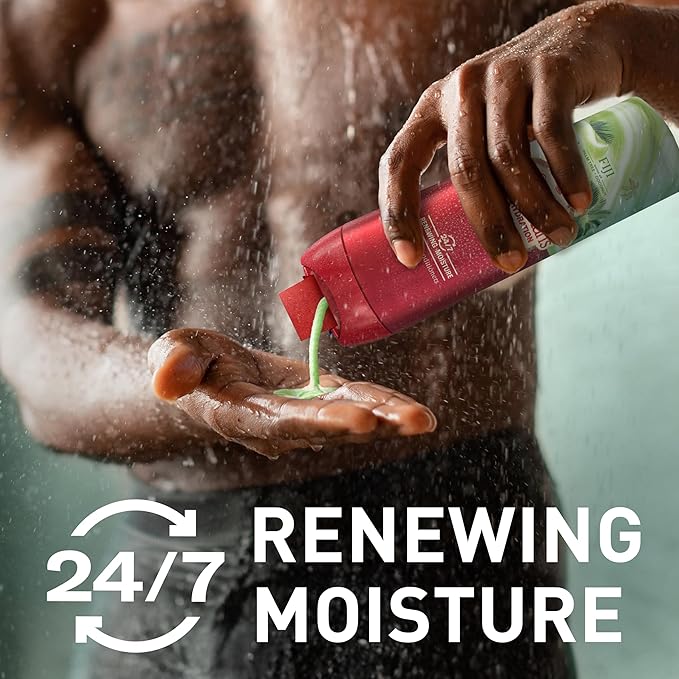 Old Spice Body Wash GentleMan’s Super Hydration for Men, 24/7 Renewing Moisture, Gentle on Skin with Skin Conditioners, Fiji with Palm Tree + Coconut Scent, 20 oz-GlimoraGlow