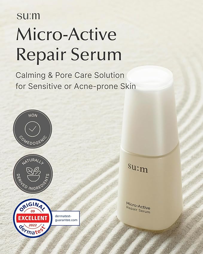 SU:M Micro-Active Repair Serum (1.69 fl oz) - Korean Skincare for Deep Hydration, Boost Vitality, and Skin Barrier Strengthening. with Tru-Active™ and Biopeptide 190™.-GlimoraGlow
