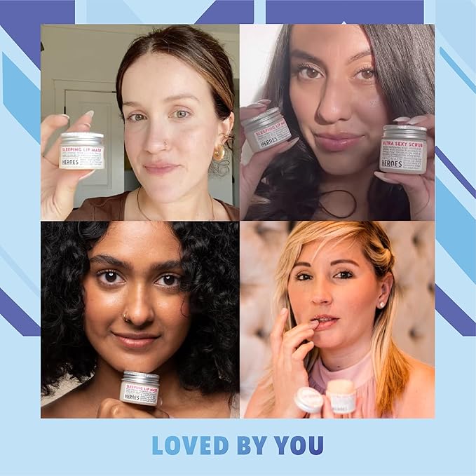 100% Natural Lip Scrub for Soft, Smooth Lips, Vegan Lip Scrub Gentle Exfoliator for Chapped and Dry Lips. 2 pc Coconut Lip Exfoliator Set lip exfoliator.-GlimoraGlow