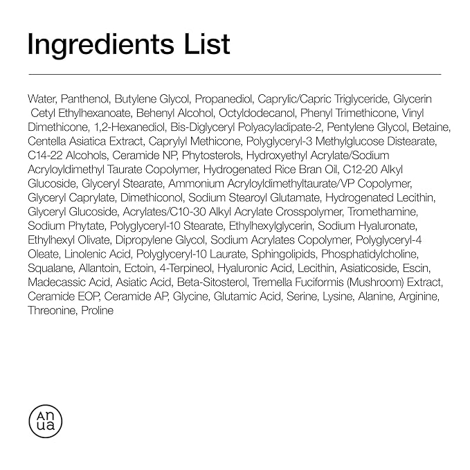 ANUA 3 Ceramide Panthenol Moisture Barrier Cream, Hydrating Face Moisturizer for Normal Skin, Panthenol, Ceramide, Centella for Skin Barrier Non Comedogenic, Korean Skincare (100ml/ 3.38 fl. oz.)-GlimoraGlow
