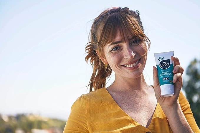 All Good Sport Mineral Sunscreen Lotion - Coral Reef Friendly, Water & Sweat Resistant, Face & Body, UVA/UVB Broad Spectrum SPF 30+ (3 oz)(3-Pack)-GlimoraGlow