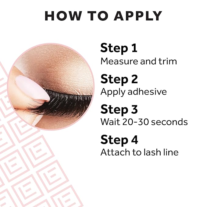 Eylure Naturals No. 020 Reusable Eyelashes, Adhesive Included, Black, 4 Pairs-GlimoraGlow