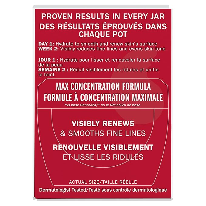 Olay Retinol Face Moisturizer, 24 MAX Anti-Aging Night Cream for Women, Fragrance-Free, Non Greasy - Anti-Wrinkle, Smooth Fine Lines, Tightening, Hydrating Skin Care - Peptides, Glycerin, 1.7 Oz-GlimoraGlow