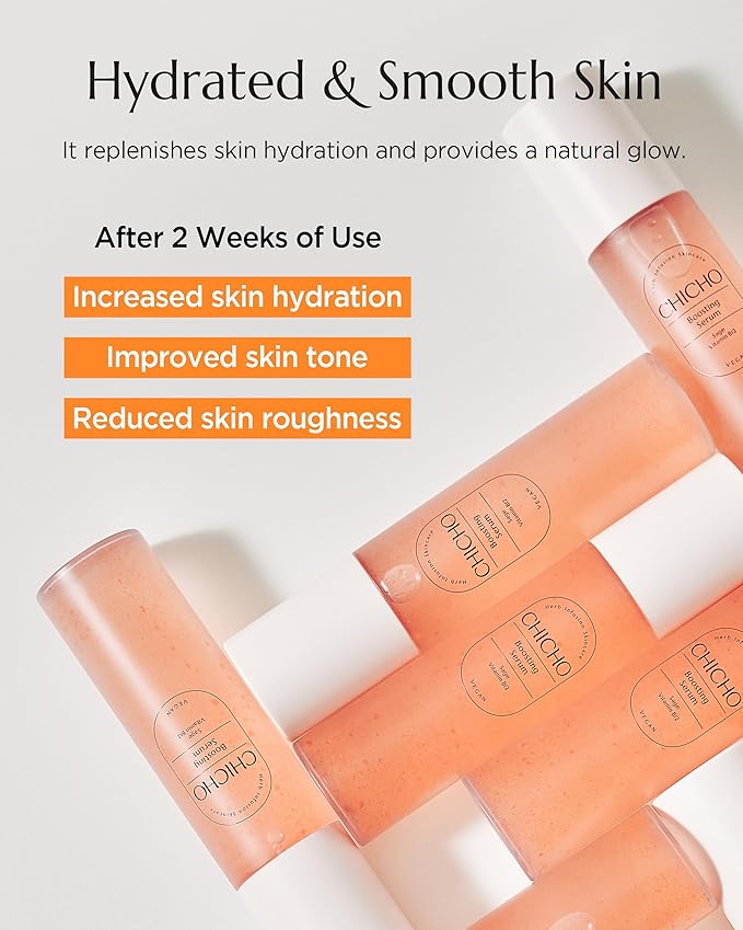 CHICHO Boosting Serum - Korean Face Spray Essnece with 88% Sage Leaf Water Vitamin B12 Niacinamide - Glow Skin Hydrating Sensitive Skin Vegan Clean Formula, 3.38 fl.oz.-GlimoraGlow