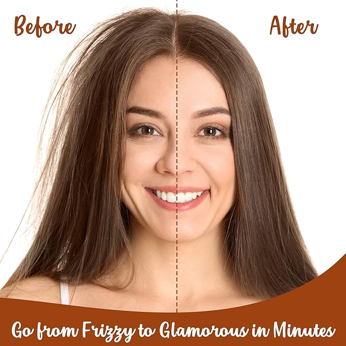 Evolution Argan Oil Serum - Vitamin E Treatment for Softening and Straightening Dry Hair - With Aloe Vera (4 Pack)-GlimoraGlow