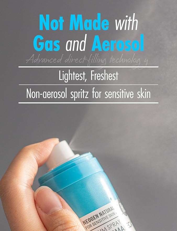 [K-Beauty] Neogen H2 Dermadeca Serum Facial Spray | 80% Hydrogen-Water Face Mist Hydrating Serum w/Niacinamide Vitamin C & Centella 4.06 fl oz-GlimoraGlow