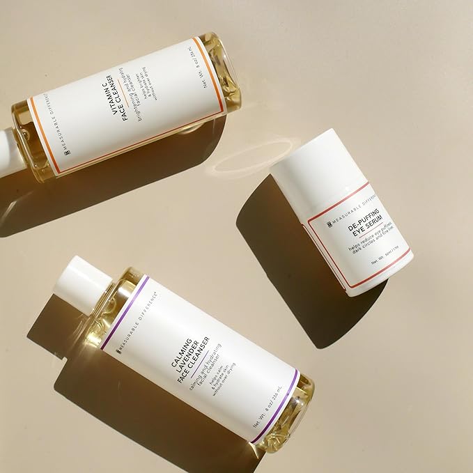 Measurable Difference De-puffing Eye Serum - Hydrating & Illuminating Treatment for Dark Circles, Puffiness, and Wrinkles-GlimoraGlow