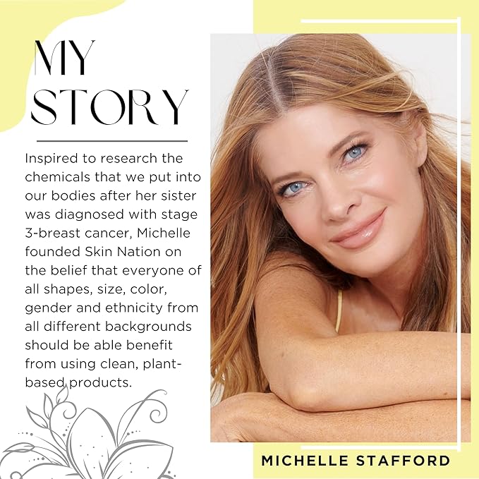 Skin Nation Super Hydrating Vitamin C Face Serum with Ferulic Acid, Aloe Vera, Rosehip Oil, Can Help Smooth Skin Texture and Supports Firmer Skin, for Dry and Sensitive Skin-GlimoraGlow