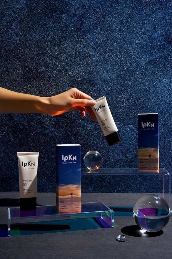 IPKN Moist & Firm BB Cream - Ultra-Hydrating Daily BB Cream with or without SPF40 - Lightweight, Non-Greasy Face Base with Antioxidants for Smooth, Radiant Skin-GlimoraGlow