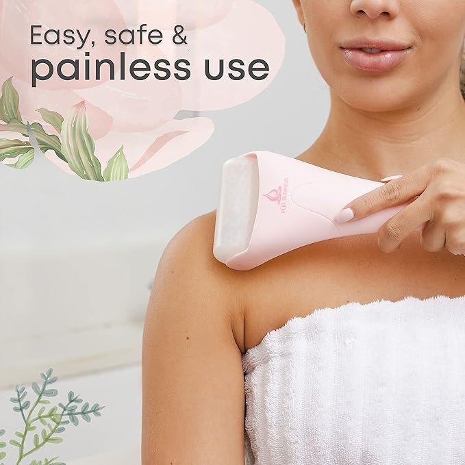 Derma Roller & Ice Roller 2 in 1 for Beard Hair Skin Face 540 Titanium.25mm - Self Care Gifts Facial Skin Care Tools…-GlimoraGlow