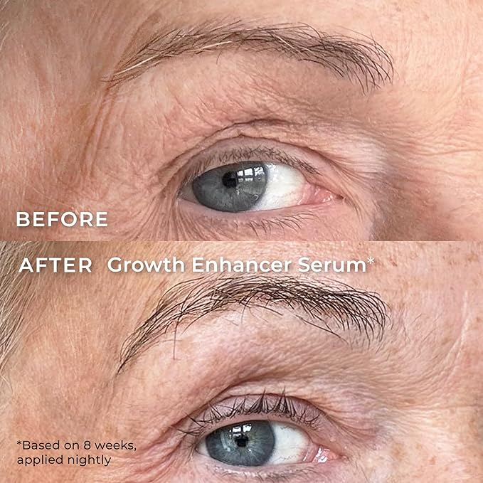 Wunderbrow Growth Enhancer Brow & Lash Serum, 2-in-1 Growth Serum For Fuller, Thicker, Healthier Eyebrows & Eyelashes, Clinically Tested Formula, Visible Results in 6-8 weeks-GlimoraGlow
