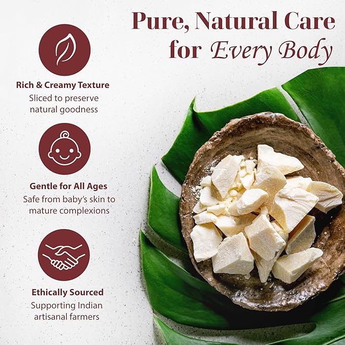era of nature Kokum Butter Raw - 16 oz (1lb) - Natural Butter for Body Butters, Lotion Bars, Lip Balm, Soap Making – Blends Well with Shea or Cocoa Butter – For Stretch Marks, Scars, Pregnancy Care-GlimoraGlow