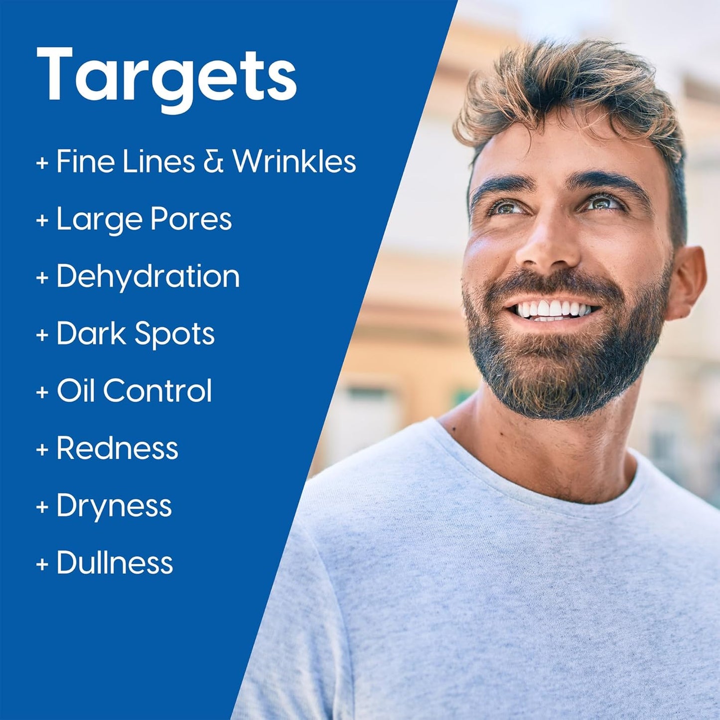 Strive Mens Face Moisturizer, Dark Circle Brightening, Anti Aging Mens Face Lotion with 4% Niacinamide+, Hyaluronic Acid & Ceramides, Hydrating Fragrance Free Skin Care Face Cream - 1.7 fl oz.-GlimoraGlow