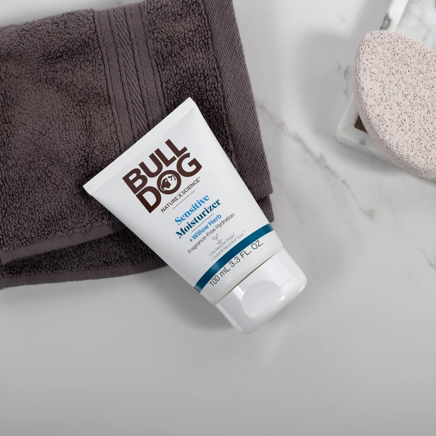 BULLDOG Mens Skincare and Grooming Face Moisturizer Fragrance Free, Sensitive, 3.3 Fluid Ounce-GlimoraGlow