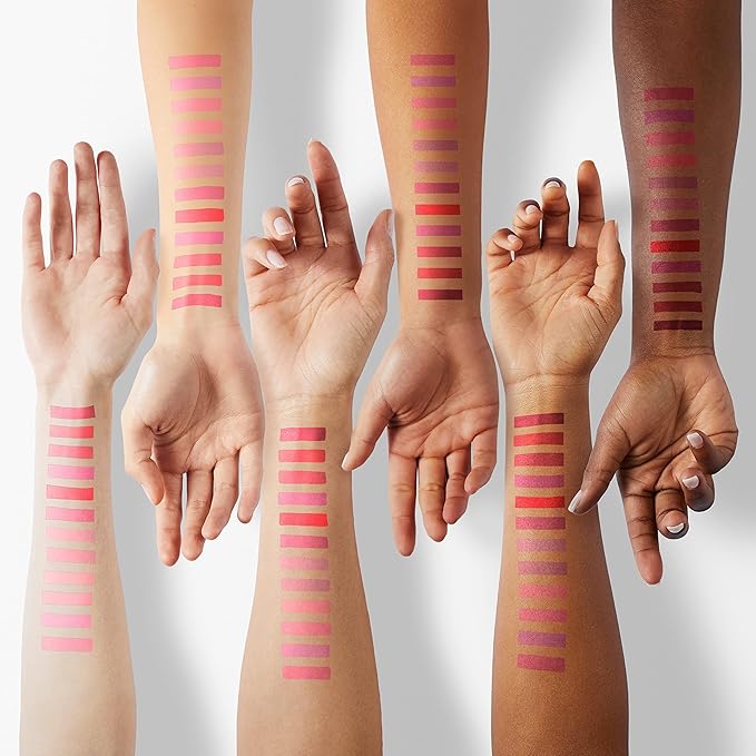 12 Colors Matte Liquid Lipstick Kit, Long Lasting Lip Tint, Waterproof Lip Stain, Non-Stick Cup Quick-dry Velvet Nude to Red Lipstick Makeup Set, Up to 24H Wear (SET B)-GlimoraGlow