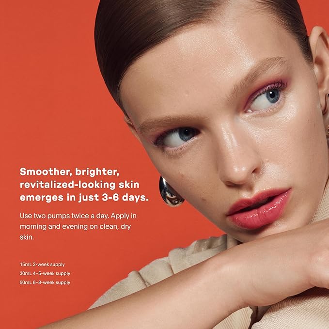 U Beauty Resurfacing Compound - Anti-Aging Daily Serum with Mandelic Acid, a Gentle Blend of Exfoliants, Retinol + Vitamin C for Smoother, Brighter, & Revitalized-Looking Skin - 1.7 fl oz-GlimoraGlow