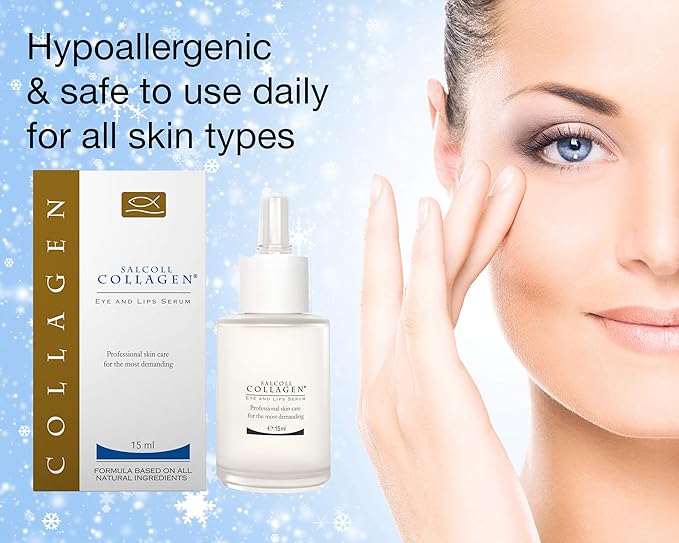 Anti-Aging Eye & Lip Serum - Anti-Wrinkle, Hypoallergenic Face Treatment For Women & Men, Reduces Eye Bags, Dull Skin, Dark Circles, 15 ml-GlimoraGlow