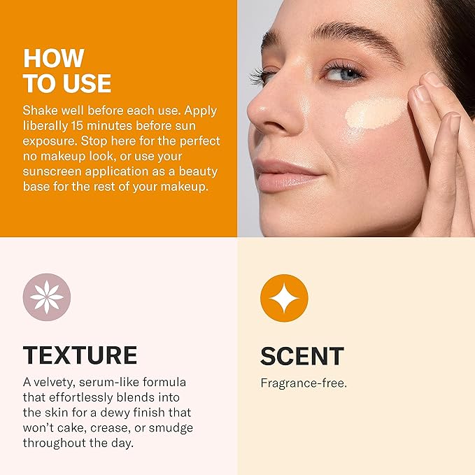 SPF 50 Flex-Perfecting™ Mineral Drops Tinted Sunscreen TWO-GlimoraGlow