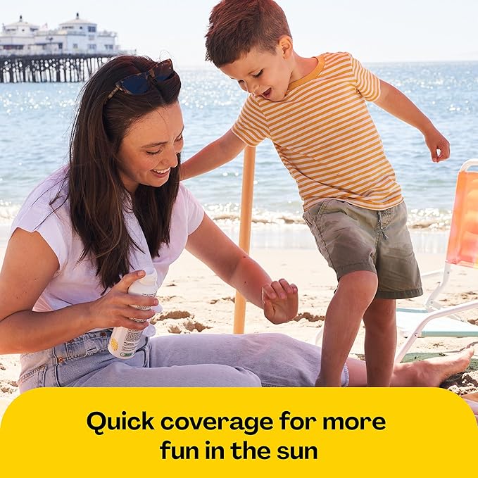 Hello Bello SPF 50 Kids Mineral Sunscreen Spray, Hypoallergenic Broad Spectrum UVA and UVB Protection, Reef Friendly and Water Resistant, 5 oz-GlimoraGlow