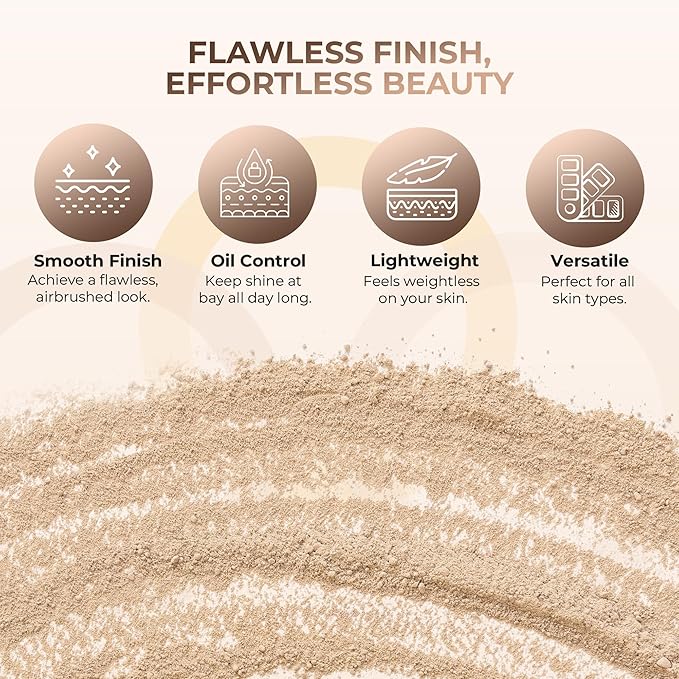 (8 Ounce) (Fair Shade 2) Foundation Powder Refill By Sweet Face Minerals, Lightweight Mineral Loose Makeup Powder with SPF 20, Full Coverage Flawless Finish, Talc-free, Cruelty-Free, Refill Pouch-GlimoraGlow