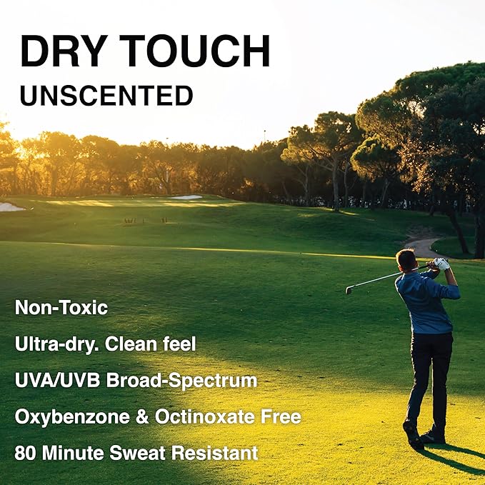 Surface Mineral Face Sunscreen Stick, Dry Touch SPF 50, Broad Spectrum UVA UVB Sun Protection for Kids and Adults, Travel Friendly, Water Resistant for 80 Minutes, Fragrance Free, 0.5oz-GlimoraGlow