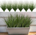 48PCS 17.3" Fake Plants Artificial Wheat Grass Greenery Plastic Plants Fake Grass Artificial Plants for Outdoor Decor Artificial Grass Plant with Greenery Stems for Indoor Home Decoration